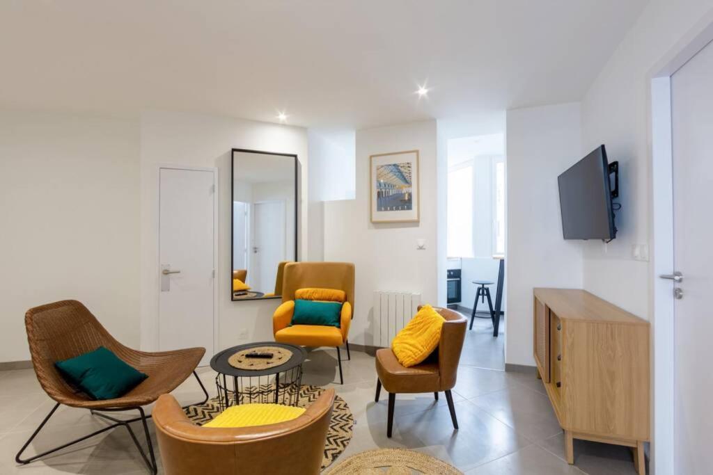 La Chambre Liberte 2, Sdb Privative Et Tv, Cuisine Salon Partages, Confort Et Hypercentre 布雷斯特 外观 照片